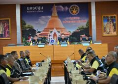 แม่ทัพน้อยที่ 1 พร้อมคณะ ลงพื้นที่ตรวจเยี่ยมและติดตามผลการปฏิบัติงานของกองอำนวยการรักษาความมั่นคงภายในจังหวัด ครั้งที่ 5 กลุ่มจังหวัดภาคกลางปริมณฑล